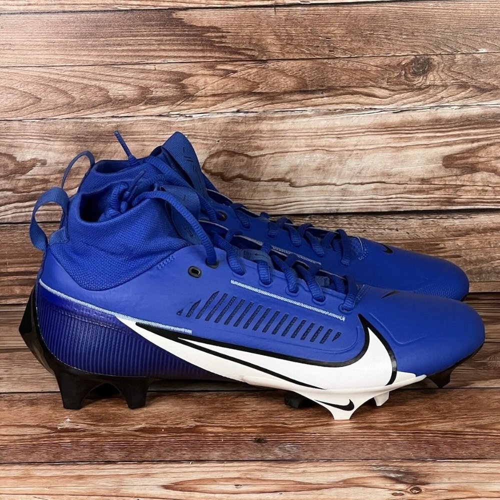 Nike Vapor Edge Pro 360 2 Football Cleats Game Royal White DA5456-414 Mens Sizes
